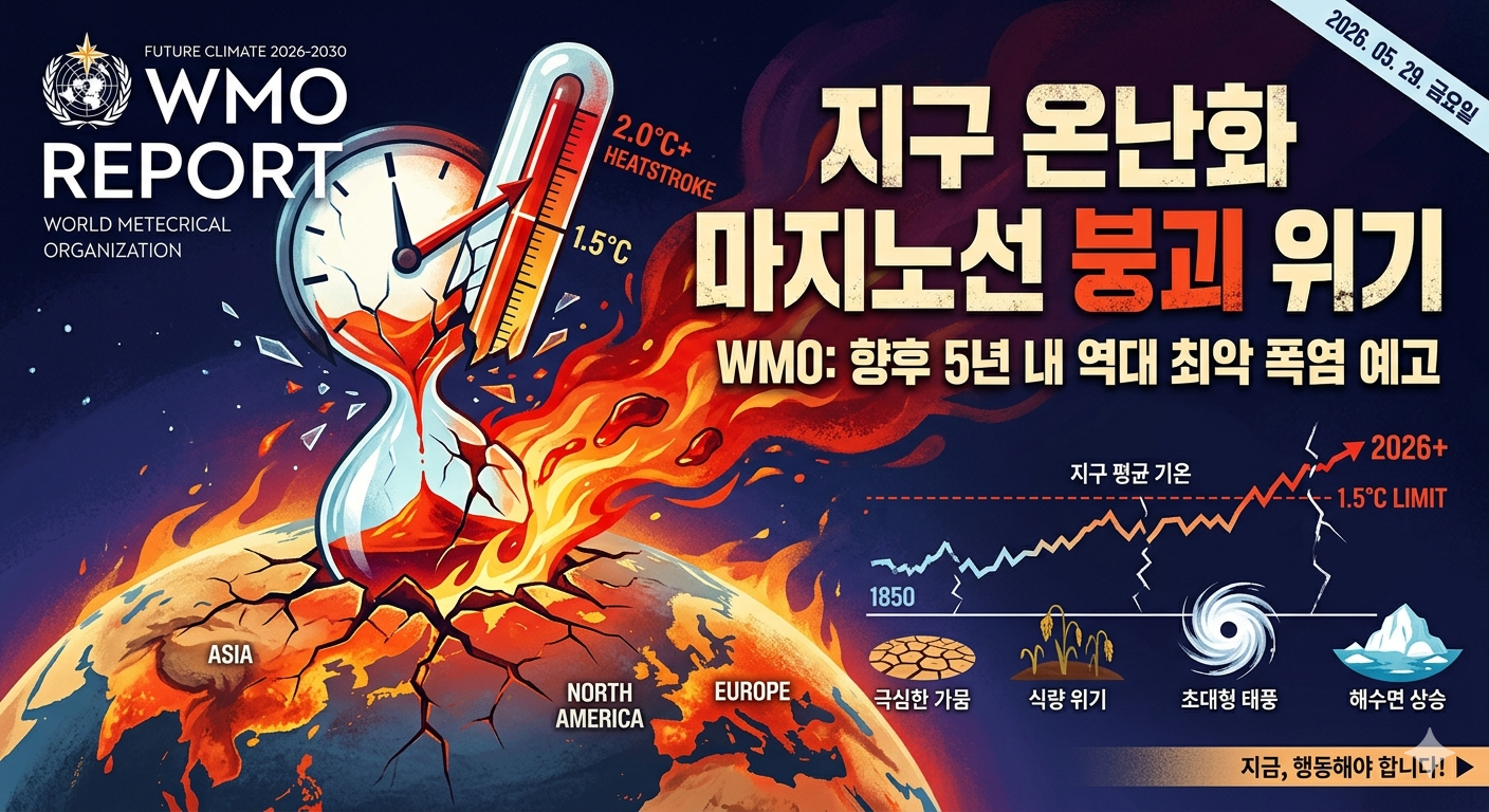 기후 위기] “가장 시원한 여름일 것”… WMO, 향후 5년 내 역대 최고 기온 경신 경고