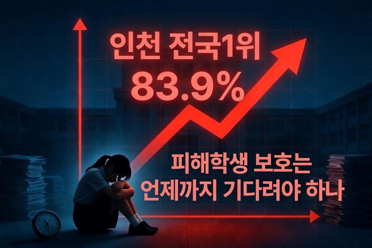 학폭위 심의 지연율 83.9% 전국 1위… 피해학생 보호는 언제까지 기다려야 하나