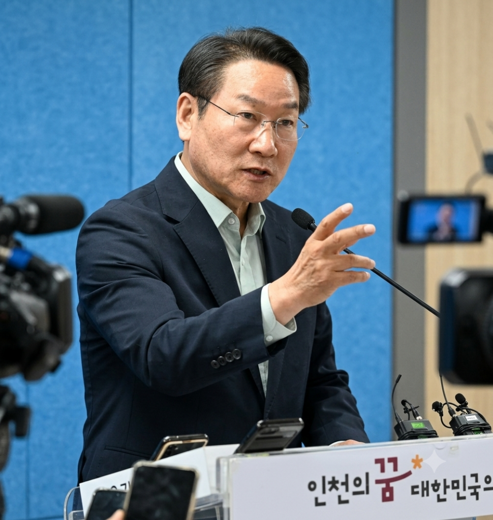 유정복 인천시장 “투표용지 부족 사태는 전대미문의 국민 참정권 침해… 선관위 해체·특검 촉구”