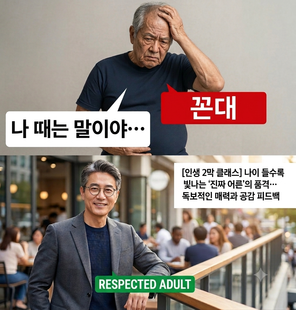 꼰대 말고 인기 폭발하는 진짜 어른 되는 법