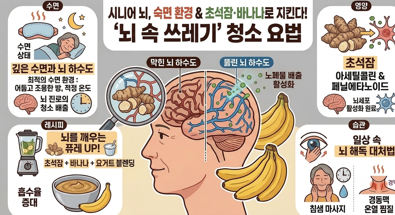 건강 리포트] “잠깐 졸았을 뿐인데 치매라고?”… 뇌 속 쓰레기 치우는 ‘숙면의 비밀’