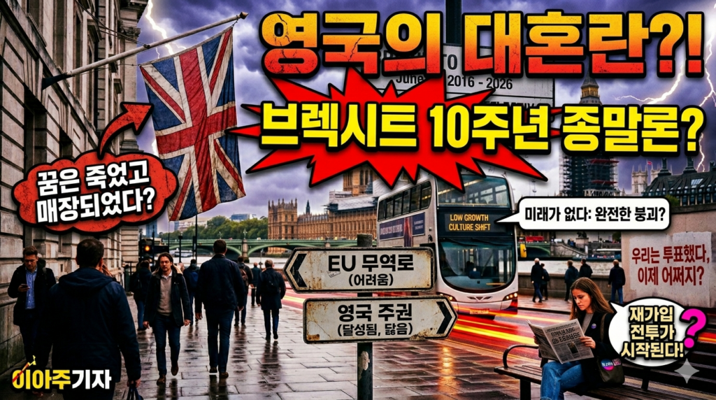 브렉시트 10년, 멀어진 ‘팍스 브리타니카’의 꿈…영국 경제가 남긴 숙제**