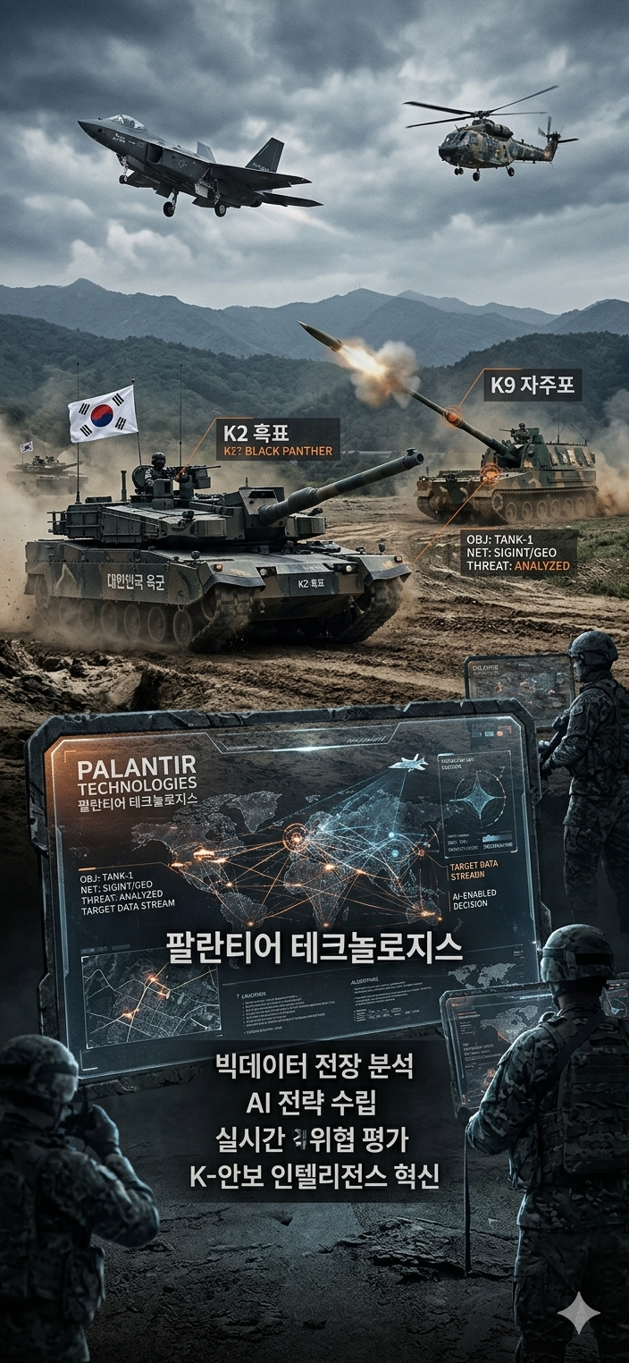 껍데기만 만들던 K방산은 잊어라… ‘10조 투입’ 뇌(Brain)를 키우는 한국형 팔란티어 프로젝트