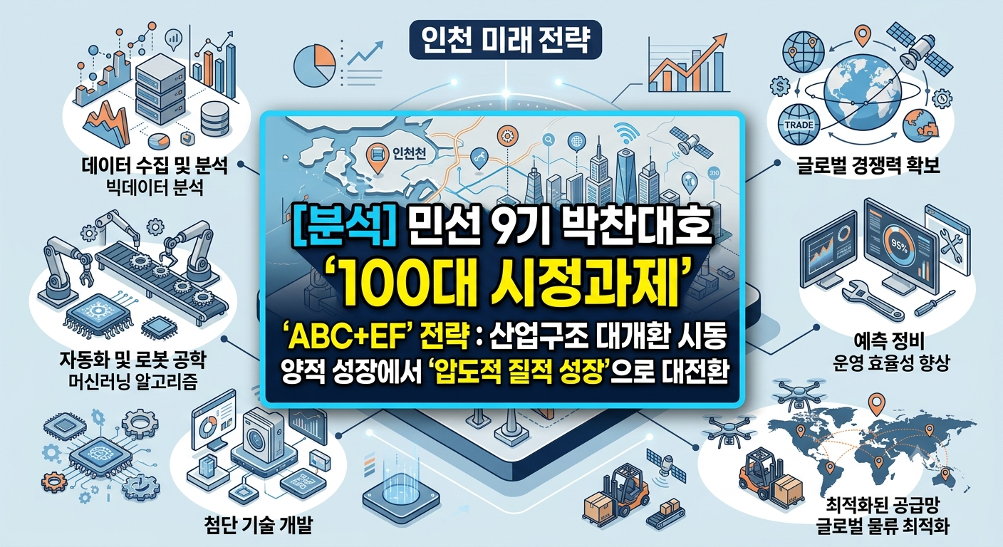 민선 9기 박찬대호 출범… ‘ABC+EF’ 전략으로 산업구조 대개환 시동