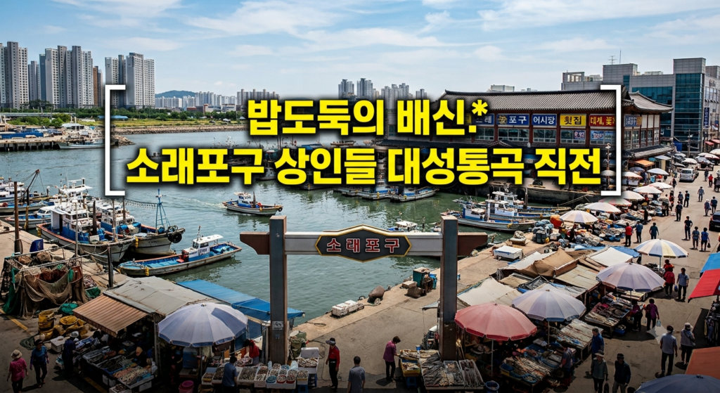 밥도둑의 배신”… 인천 꽃게 실종 사건, 소래포구 상인들 대성통곡 직전