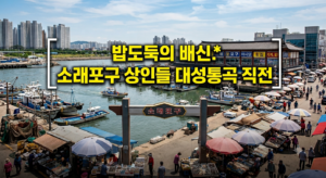 밥도둑의 배신”… 인천 꽃게 실종 사건, 소래포구 상인들 대성통곡 직전