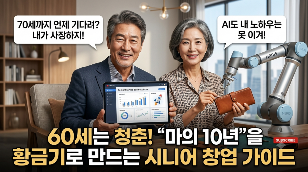 정년 60세, 노인 70세… 그 10년의 암흑기, ‘시니어 창업’이 답이다